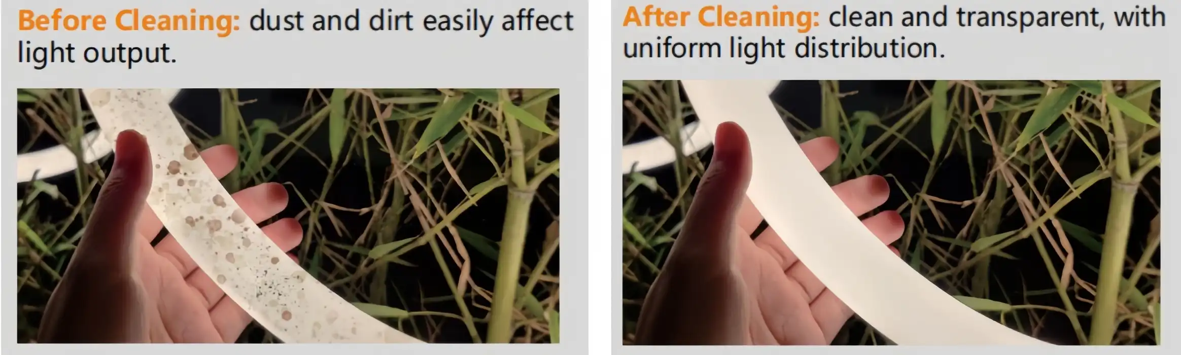 CLEANING NEON FLEX