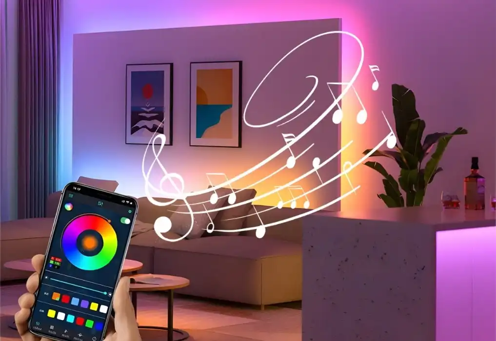 360° LED Neon Flex Smart Control Systems Color Changing Effect