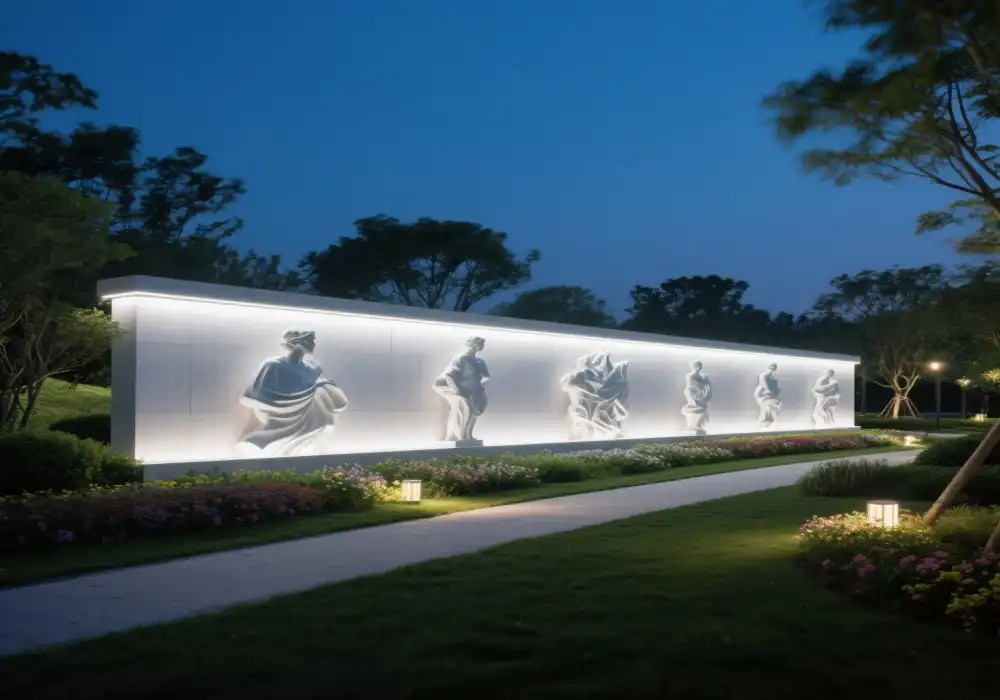 Flexible LED Wall Washer Accentuating Architectural Features