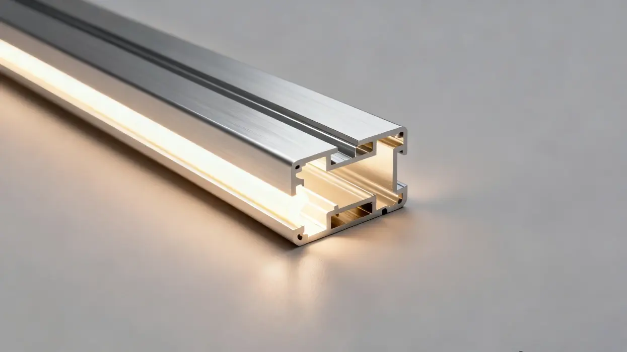 flexible LED strips on aluminum channels