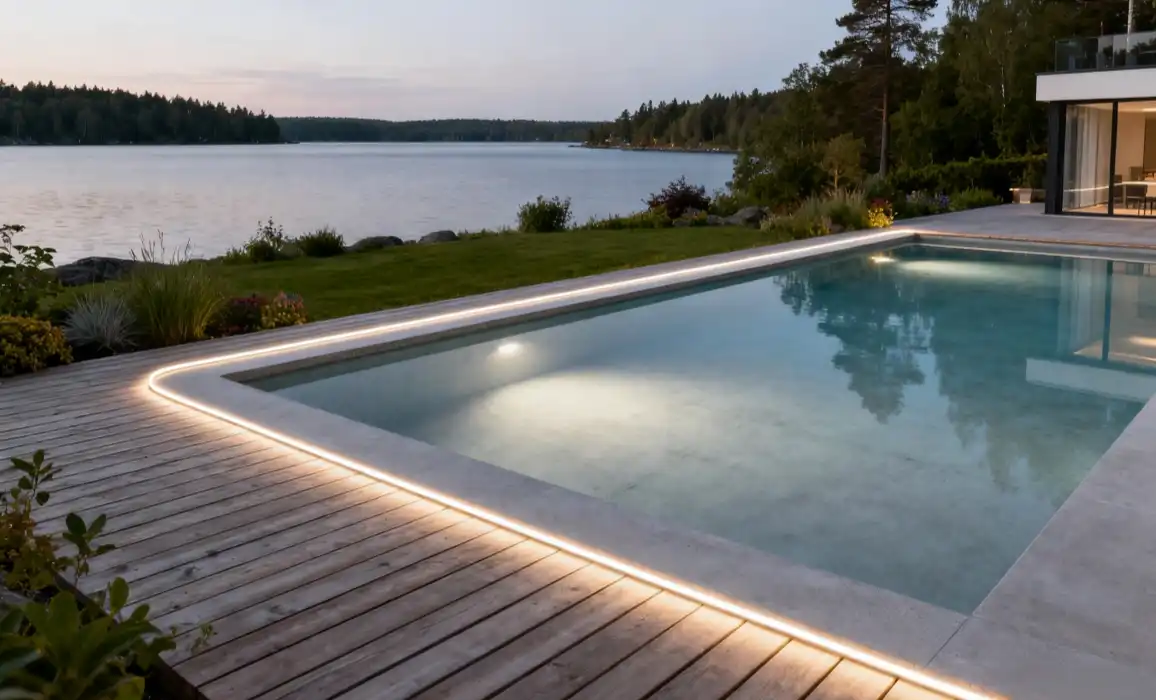 LED neon flex for swimming pool use