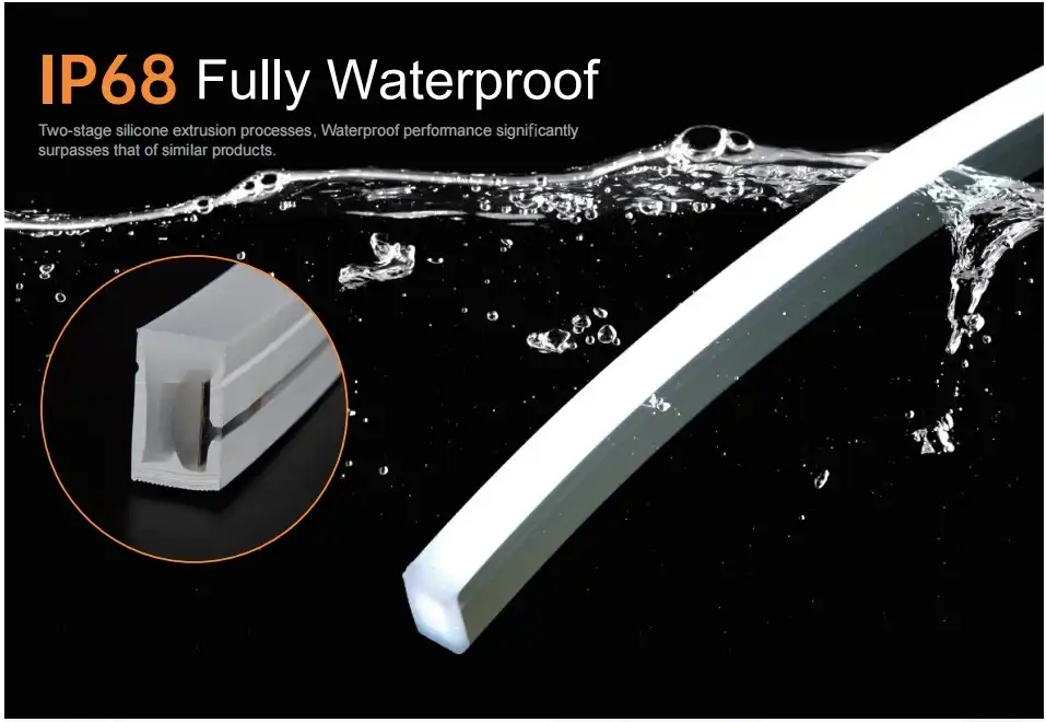 IP68 LED Neon Flex with Double-Layer Sealing IP68 LED Neon Flex with Double-Layer Sealing
