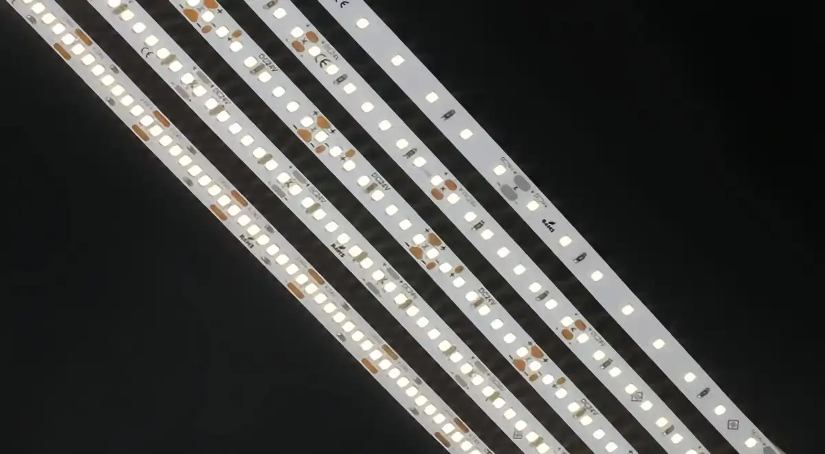 High-efficacy flexible LED strips