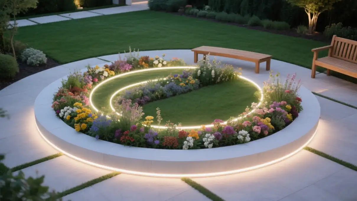 led neon flex garden